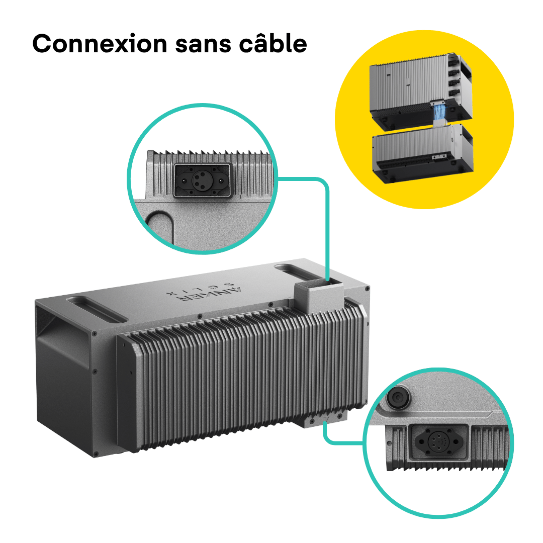 Batterue d'extension BP2700 - Anker SOLIX Solarbank