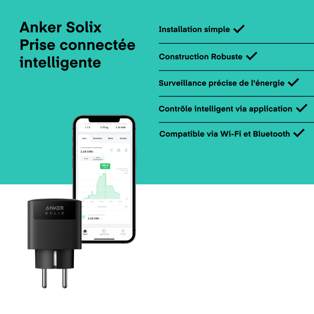 Prise connectée Anker SOLIX