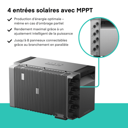 Kit Solaire 4000W + Batterie solaire Solix Solarbank 3 Pro