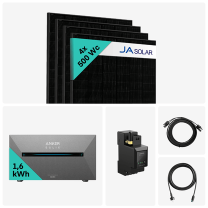 Kit Solaire 2000W + Batterie solaire Solix Solarbank 2 PRO